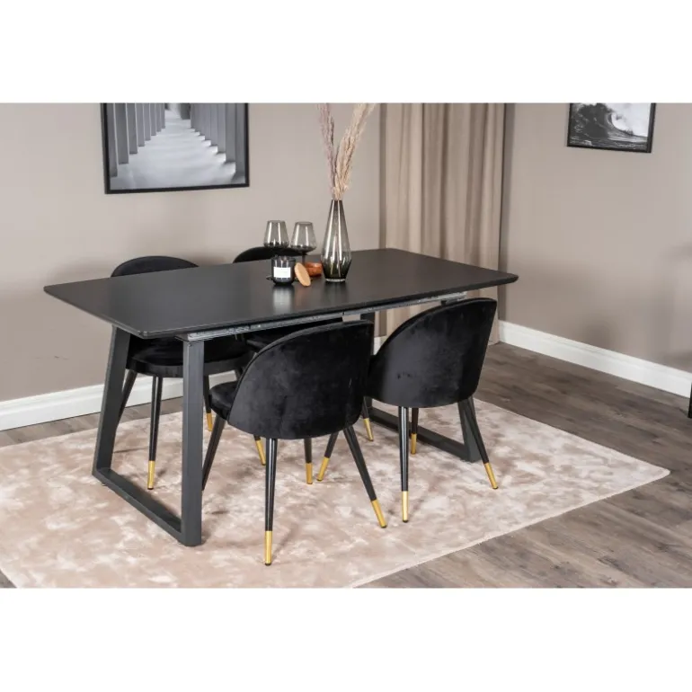 Inca t Spisebordssæt - Sort