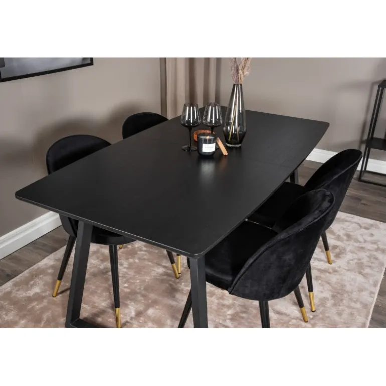 Inca t Spisebordssæt - Sort