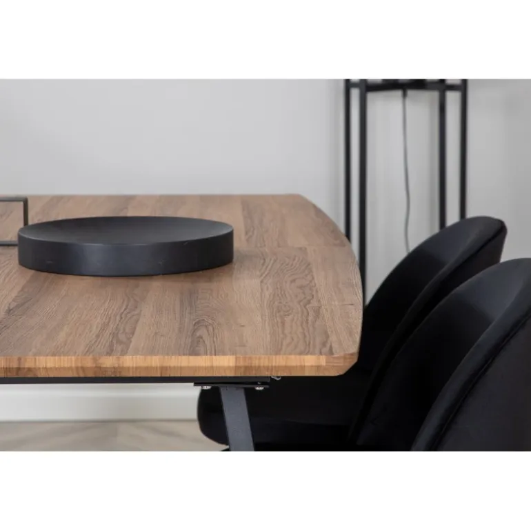 Inca t Spisebordssæt - Sort og Natur