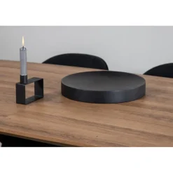 Inca t Spisebordssæt - Sort og Natur