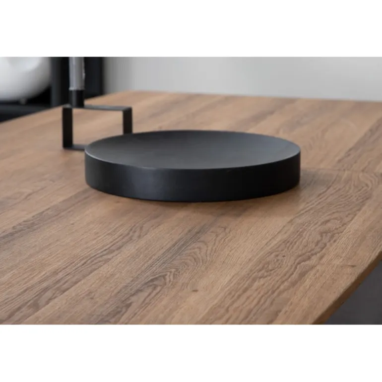 Inca t Spisebordssæt - Sort, Grå og Natur