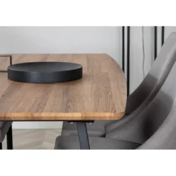 Inca t Spisebordssæt - Sort, Grå og Natur