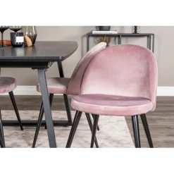 Inca t Spisebordssæt - Sort og Pink