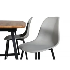 Inca t Spisebordssæt - Sort, Grå og Natur