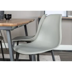 Inca t Spisebordssæt - Sort, Grå og Natur