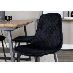 Inca t Spisebordssæt - Sort og Natur