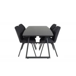 Inca t Spisebordssæt - Sort