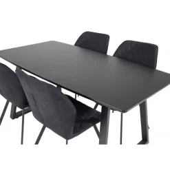 Inca t Spisebordssæt - Sort