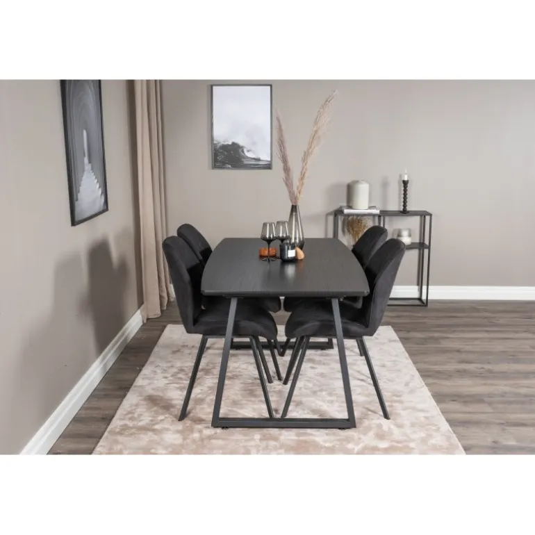 Inca t Spisebordssæt - Sort