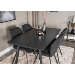 Inca t Spisebordssæt - Sort