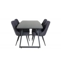 Inca t Spisebordssæt - Sort