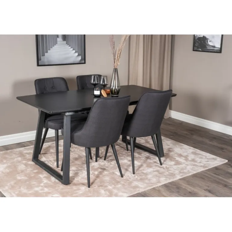 Inca t Spisebordssæt - Sort