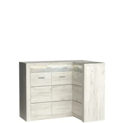 INDIANAPOLIS hjørnekommode KAT I15 kraft Hvid