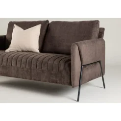 Indigo 2 personers Sofa - Sort og Brun