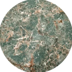 INES sæt af to sofaborde - Grøn marmor og Sort