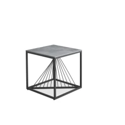 INFINITY 2 KWADRAT, sofabord, Grå marmor