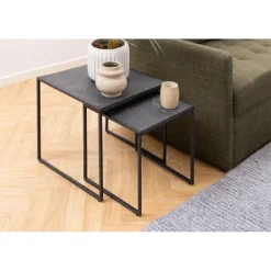 Infinity indskudsbord sort MDF