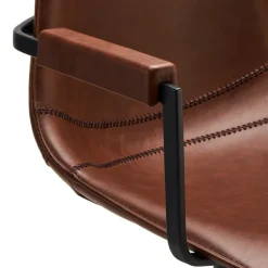 Isabel spisebordstol med armlæn - Cognac