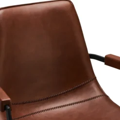 Isabel spisebordstol med armlæn - Cognac