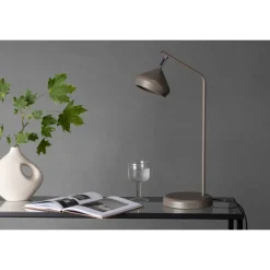 Isaberg Bordlampe - Krom og Mocca