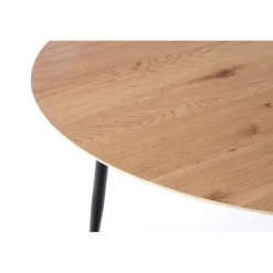 JACKSON bord, - bordplade - gylden eg, ben - Sort