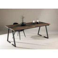 Jakarta Spisebord - Sort og Mørk Natur