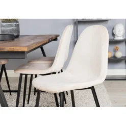 Jakarta Spisebordssæt - Beige, Sort og Natur