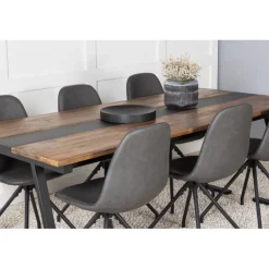 Jakarta Spisebordssæt - Sort og Natur