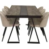 Jakarta t Spisebordssæt - Beige, Sort og Natur