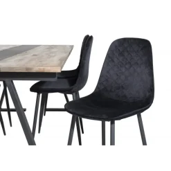 Jakarta t Spisebordssæt - Sort og Natur