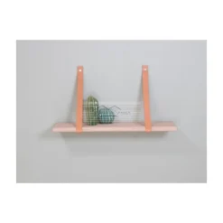 Jakob hylde 85x22 i hvid olieret egetræ