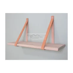 Jakob hylde 85x22 i hvid olieret egetræ