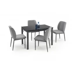 JASPER sæt bord + 4 Spisebordsstole