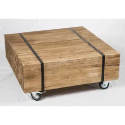 JAVA SOFABORD i Teaktræ 90 x 90 cm