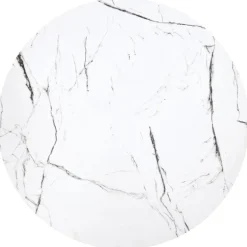 JAVA sæt af 2 sofaborde - Hvid marmorlook