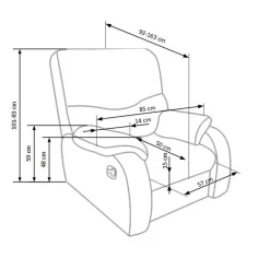 JEFF lænestol - Brun