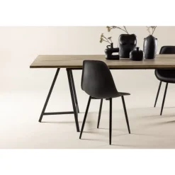 Jepara Spisebord - Sort og Grå