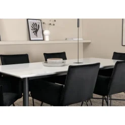 Jimmy e Spisebordssæt - Sort og Hvid