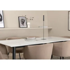 Jimmy Spisebordssæt - Beige, Sort og Hvid