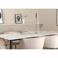 Jimmy Spisebordssæt - Beige, Sort og Hvid