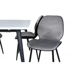 Jimmy Spisebordssæt - Sort og Hvid