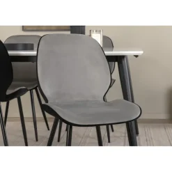 Jimmy Spisebordssæt - Sort og Hvid