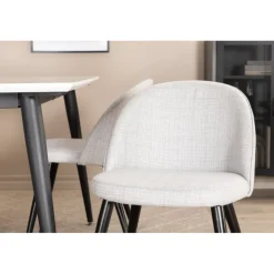 Jimmy Spisebordssæt - Sort og Grå