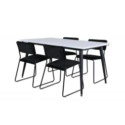 Jimmy Spisebordssæt - Sort og Hvid