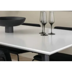 Jimmy Spisebordssæt - Sort og Hvid