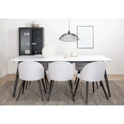 Jimmy Spisebordssæt - Sort og Grå