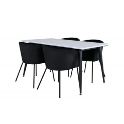 Jimmy t Spisebordssæt - Sort og Hvid