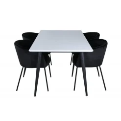 Jimmy t Spisebordssæt - Sort og Hvid