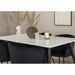 Jimmy t Spisebordssæt - Sort og Hvid