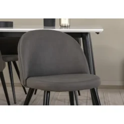 Jimmy t Spisebordssæt - Sort Grå og Hvid